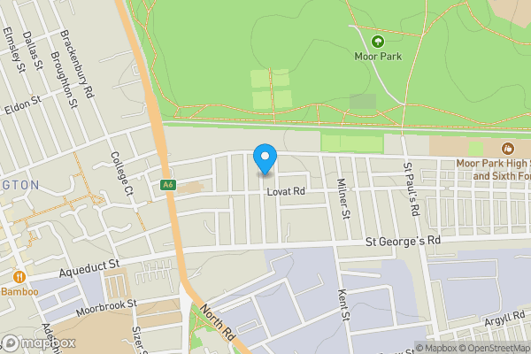 Map location for 35 Arkwright Road, Preston PR1 6BY