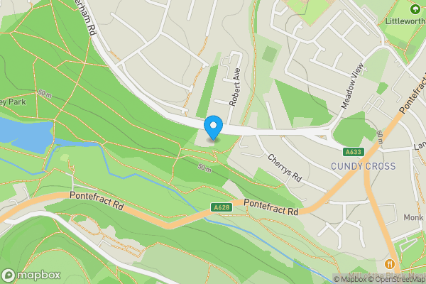 Map location for 52 Rotherham Road, Barnsley, South Yorkshire, S71 5QX