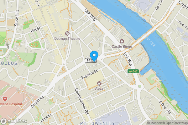 Map location for 51 George Street, Newport, NP20 2AA