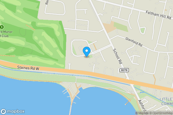 Map location for Land lying to south of, 20 Denman Drive, Ashford, Middlesex, TW15 2AN