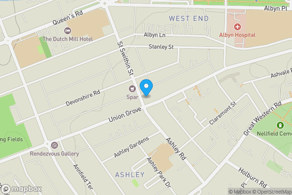 Map location for 58 St. Swithin Street, Aberdeen, Aberdeenshire AB10 6XJ