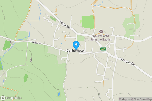 Map location for Butchers Arms, Carhampton, Minehead, Somerset, TA24 6LP