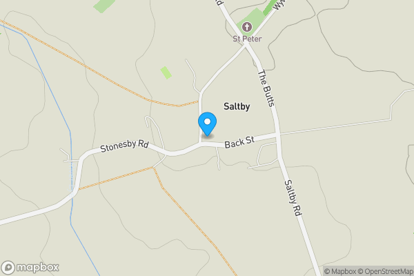 Map location for The Nags Head, 1 Back Street, Saltby, Melton Mowbray, Leicestershire LE14 4RN