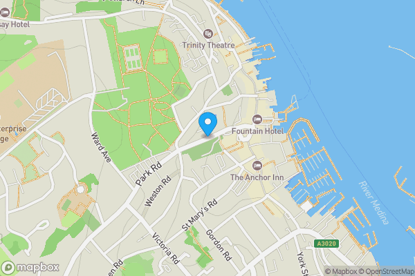 Map location for Terminus Road, Cowes, Isle of Wight, PO31 7TN