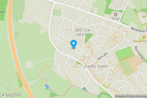 Map location for Orsons Meadow, SHREWSBURY, Shropshire, SY3 5DL