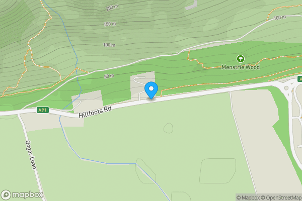 Map location for Hillfoots Road, 1.23 Acre Site with Planning Permission, Blairlogie, Stirling, FK9 5QE