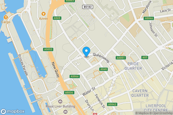 Map location for Apartment 84, The Albany 8 Old Hall Street, Liverpool, L3 9EL
