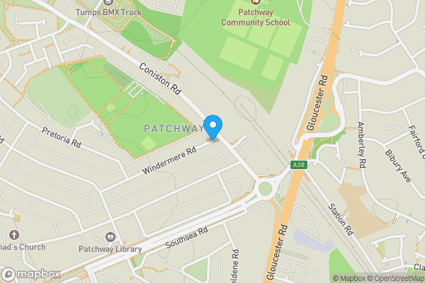 Map location for Windermere Road, Bristol, BS34 5QB