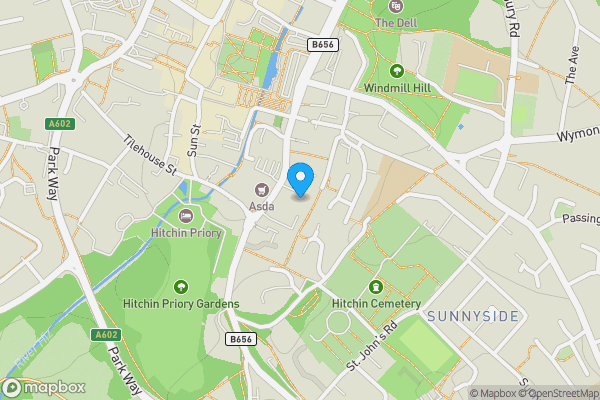 Map location for Queen Street, Hitchin, Hertfordshire, SG4 9TT