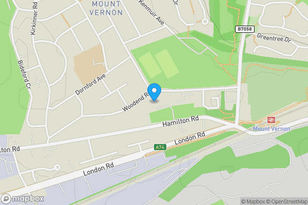 Map location for 4A Buchanan Gardens, 183 Hamilton Road, Glasgow G32 9QY