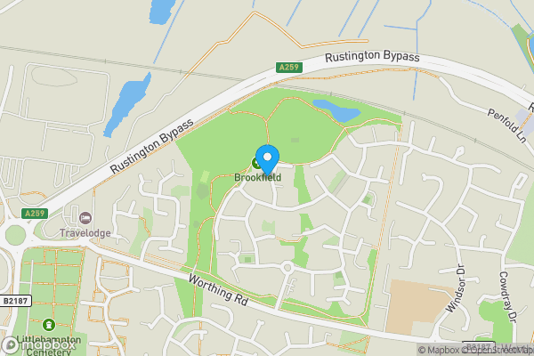 Map location for 15, Camelia Close, LITTLEHAMPTON, West Sussex, BN17 6UT