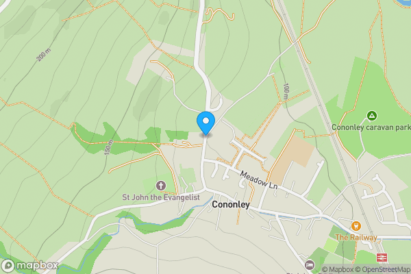 Map location for Crown House, Skipton Road, Cononley, Keighley, North Yorkshire BD20 8NH