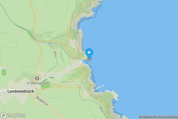 Map location for Barn with Roundhouse at Churchtown Farm, Church Cove, The Lizard , Helston, TR12 7PH