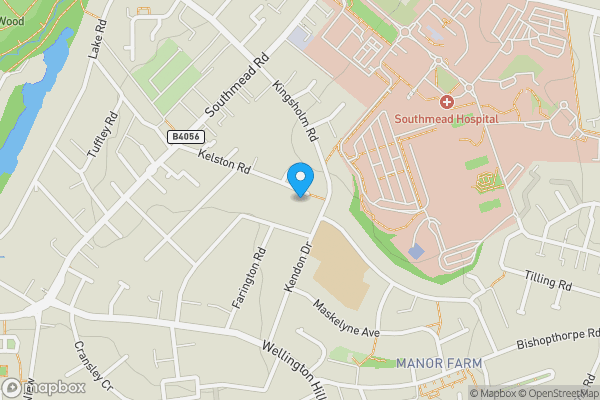 Map location for 56, Kelston Road, Westbury On Trym, Bristol, BS10 5ES