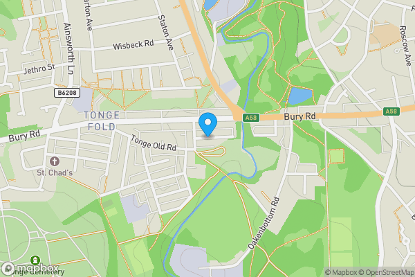Map location for Doris Avenue, Bolton, Lancashire, BL2 6DB
