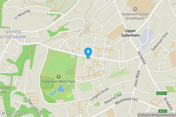 Map location for The Talma, 109 Wells Park Road, London SE26 6AD