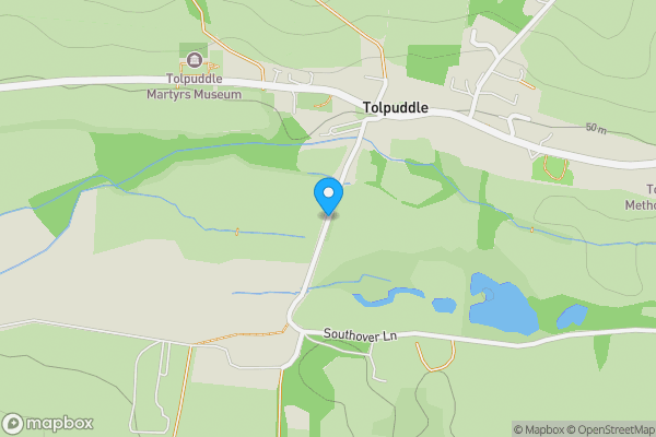 Map location for Southover Dorchester, Dorset, DT2
