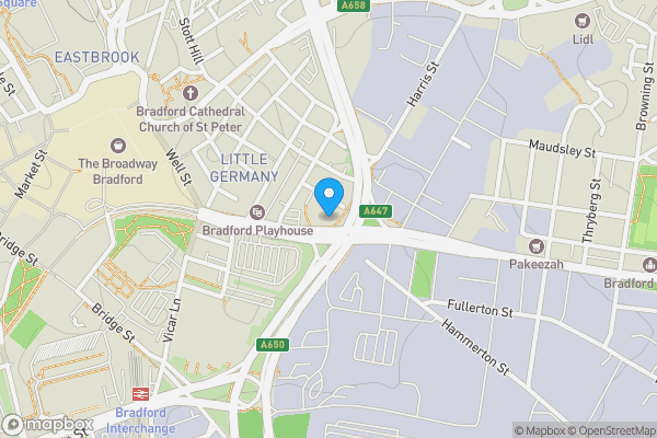 Map location for 311 The Gatehaus, Leeds Road, Bradford, West Yorkshire BD1 5BL