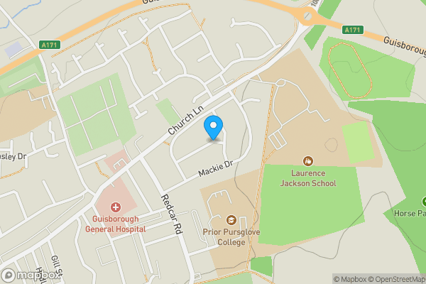 Map location for Morrison Road, Guisborough , TS14 6DQ