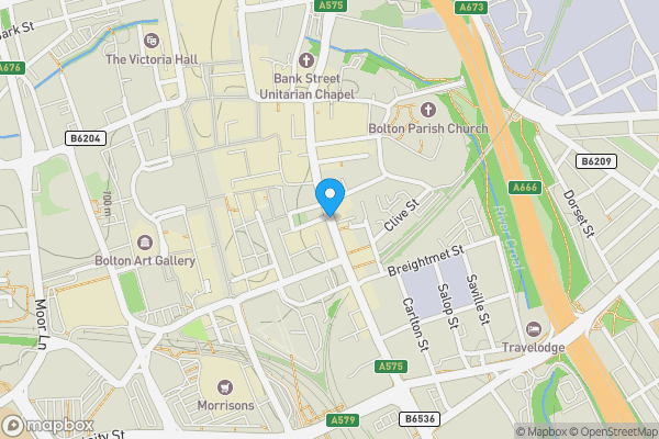 Map location for Bradshawgate, BOLTON, Lancashire, BL1 1QD