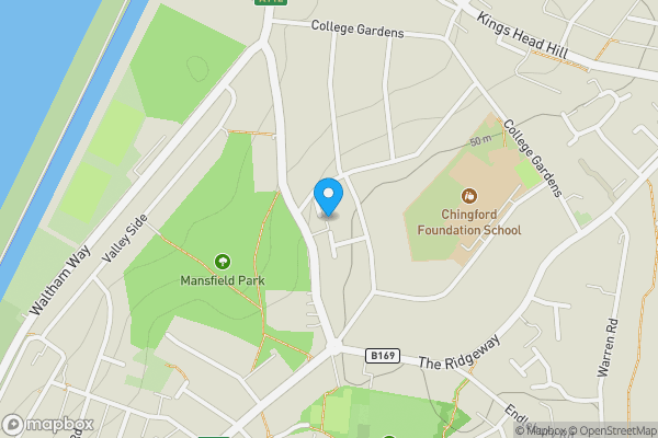Map location for 22 Mansfield Hill, London, E4 7JU