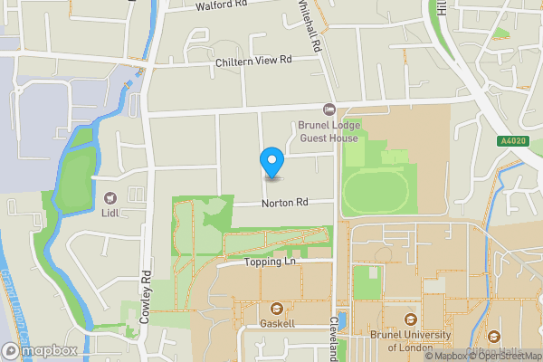 Map location for Unit 1 Rear of 27 Elthorne Road, Uxbridge, Middlesex, UB8 2PS