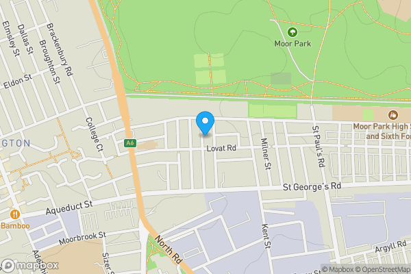 Map location for 35 Arkwright Road, Preston PR1 6BY