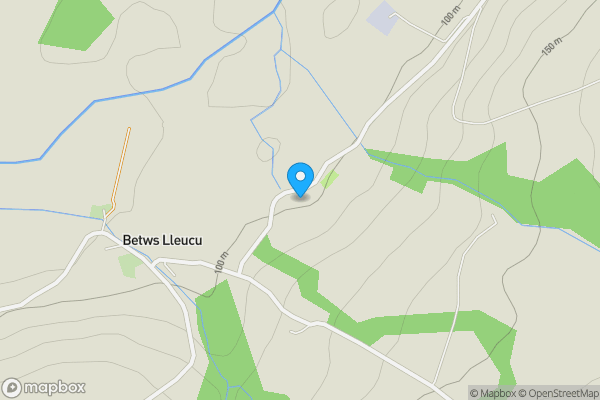 Map location for Y Bwthyn, Llwynygroes, Tregaron, Dyfed, SY25 6QF