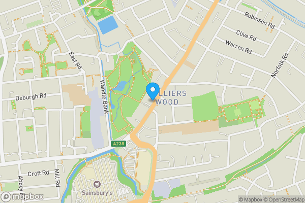 Map location for 188 & 186 High Street, Colliers Wood, London SW19 2BN