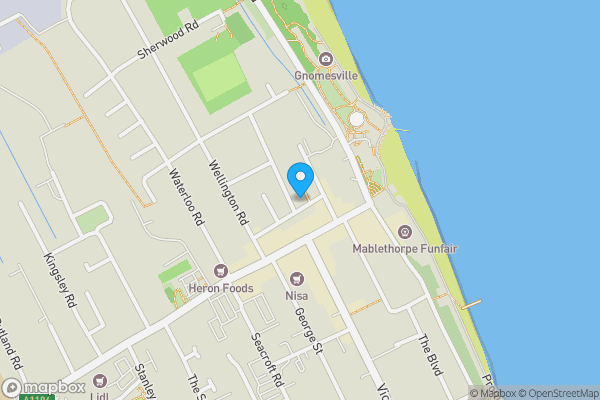 Map location for Former Salvation Army, Somersby Avenue, Mablethorpe, Lincolnshire, LN12 1HH