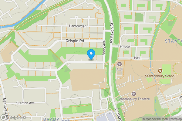 Map location for 127 Kingsfold, Bradville, Milton Keynes, Buckinghamshire, MK13 7BJ