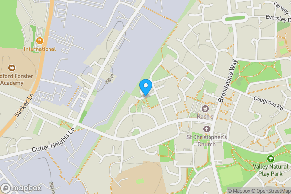 Map location for 20 Belford Close, Bradford, West Yorkshire, BD4 9EU