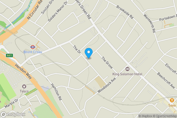 Map location for 11 Limes Avenue, Golders Green, London, NW11 9TJ