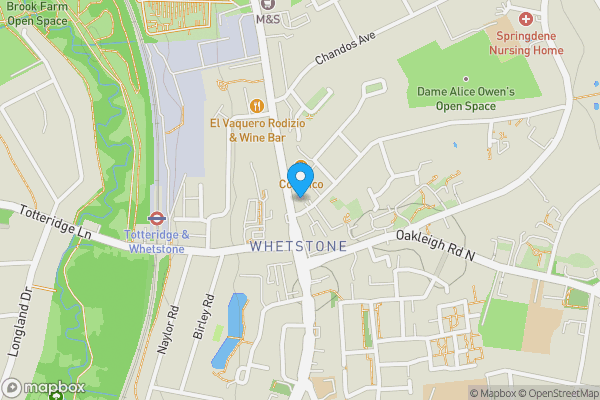 Map location for 1294 High Road, Whetstone, London N20 9HJ