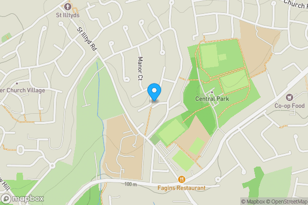 Map location for 9 Ty Gwyn Road, Church Village, Pontypridd, CF381DY