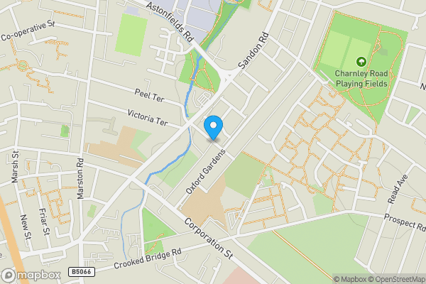 Map location for Freeman Street, Stafford