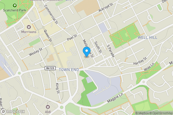 Map location for 19 Melbourne Mills, Melbourne Street, Morley, Leeds, West Yorkshire LS27 8BJ