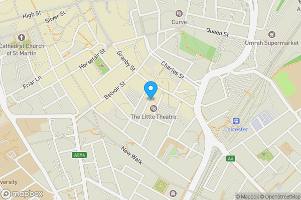 Map location for Flat 311, York Place 2-12, York Street, Leicester, Leicestershire LE1 6NU