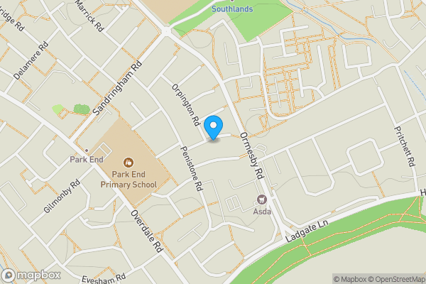 Map location for 11 Newlyn Green Park End, Middlesbrough, Cleveland, TS3 0DU