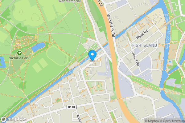 Map location for Winford House, Jodrell Road, London, E3 2LF