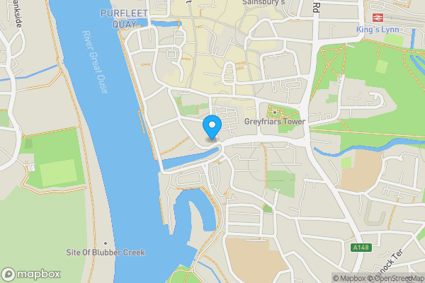 Map location for Flat 2, 36, Nelson Street, KING'S LYNN, Norfolk, PE30 5DY