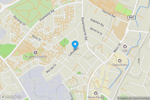 Map location for Latham Street, NOTTINGHAM, Nottinghamshire, NG6 8HQ