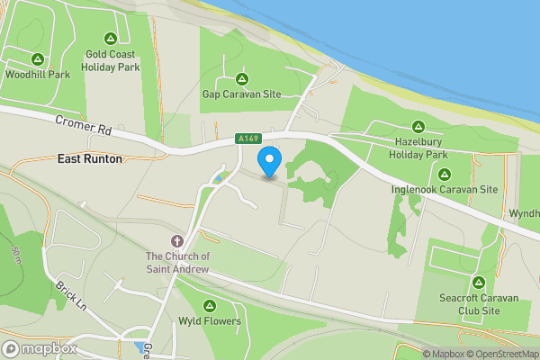 Map location for Broomhill, Cromer, Norfolk, NR27 9PF