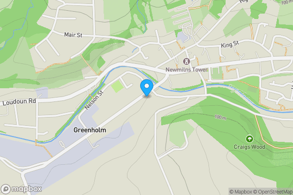 Map location for 0/1, 5 Brown Street, Newmilns, East Ayrshire KA16 9AD