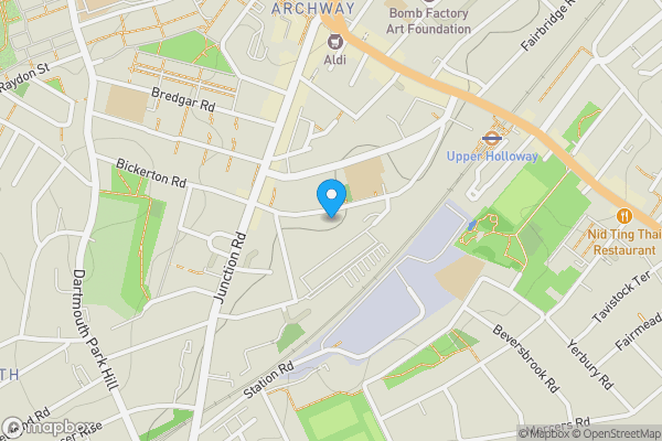 Map location for Flat 38 St. Johns Park Mansions, Pemberton Gardens, Tufnell Park, London, N19 5RT