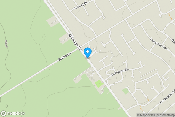 Map location for Aldridge Road, SUTTON COLDFIELD, West Midlands, B74 2DS