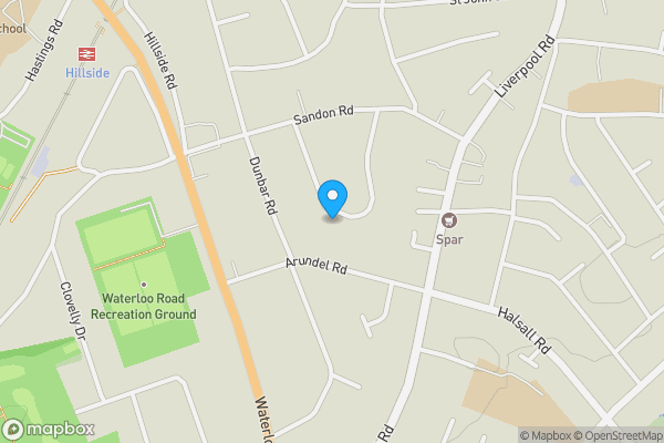 Map location for 55 Ashton Road, Southport, Merseyside, PR8 4QF