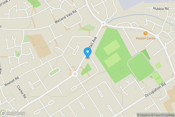 Map location for 51 Studfall Avenue, Corby, Northamptonshire, NN17 1LD