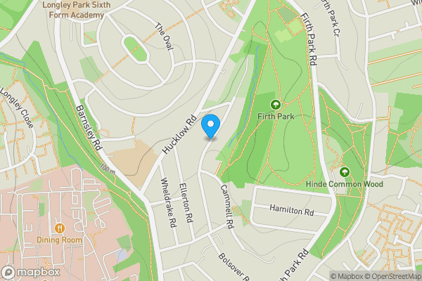 Map location for Vickers Road, SHEFFIELD, South Yorkshire, S5 6WA