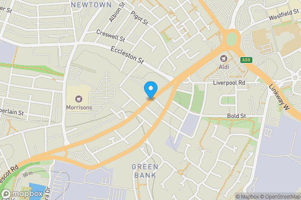 Map location for 1. Croppers Hill Road, St. Helens, Merseyside, WA10 3SY